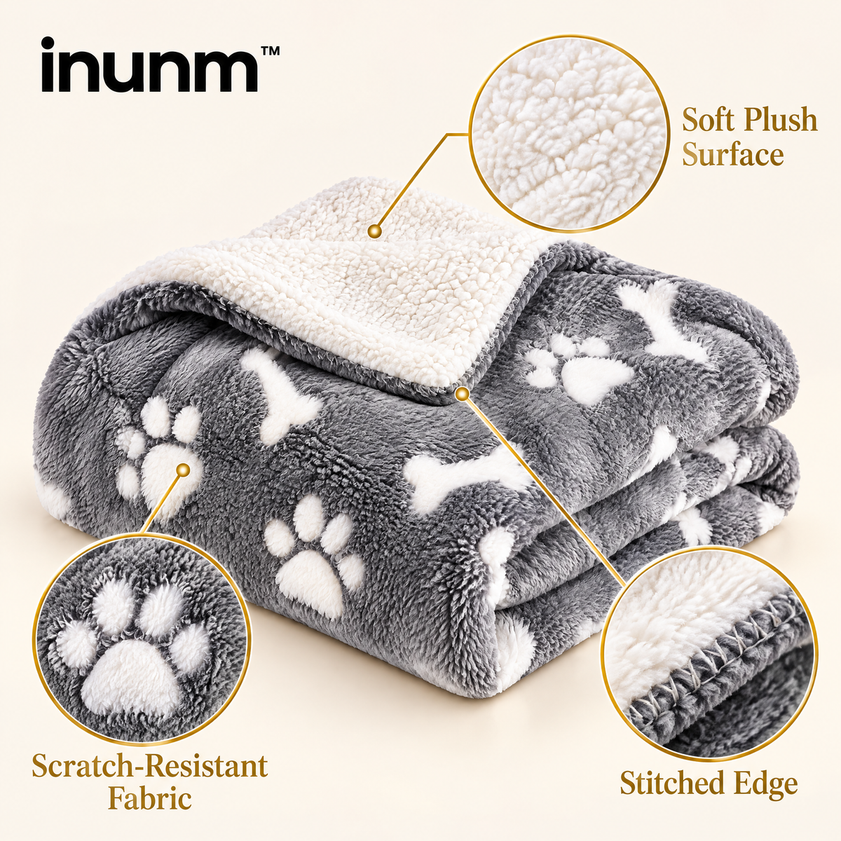 inunm™ CalmCorner Pet Blanket
