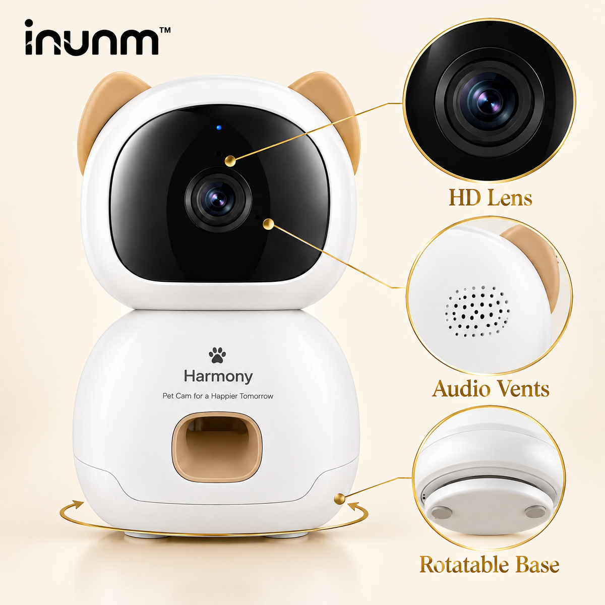 inunm™ Harmony Pet Camera Companion