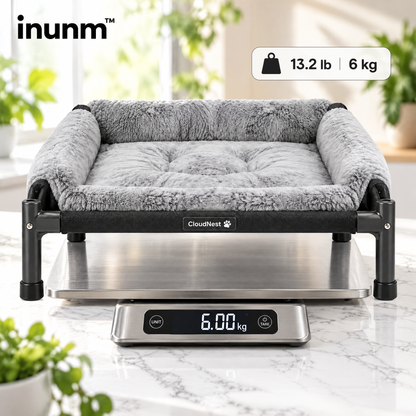 inunm™ CloudNest Elevated Pet Bed