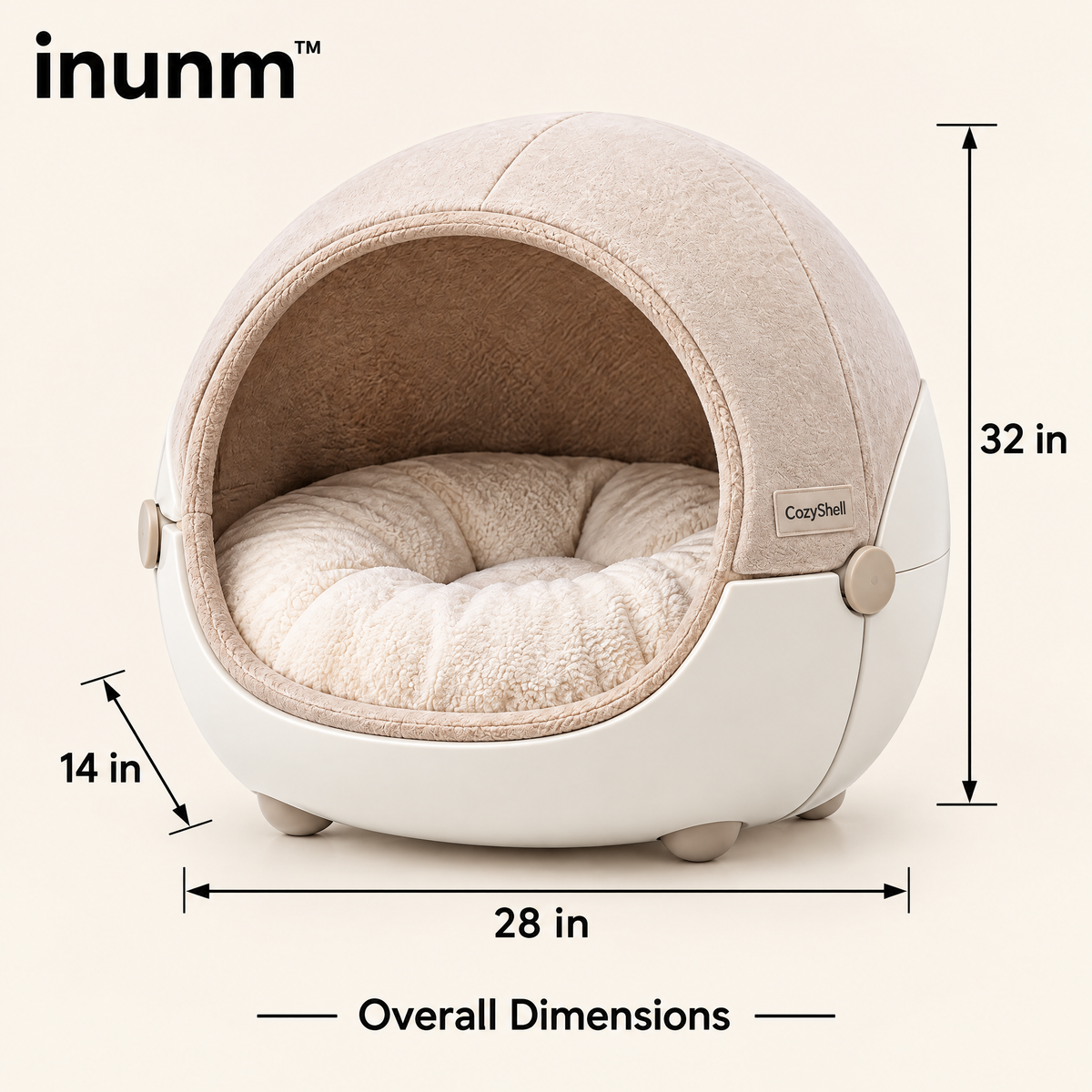 inunm™ CozyShell Modular Pet Lounge