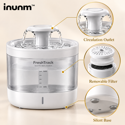 inunm™ FreshTrack Smart Water Fountain