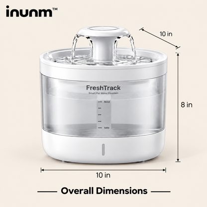 inunm™ FreshTrack Smart Water Fountain