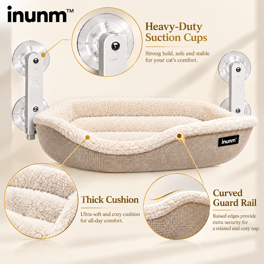 inunm™ Hideaway Cat Window Retreat