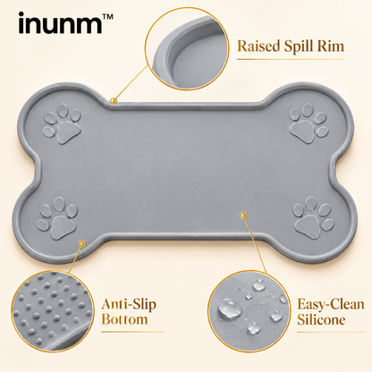 inunm™ PawGuard Silicone Feeding Mat