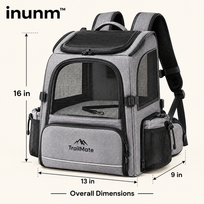 inunm™ TrailMate Foldable Pet Backpack