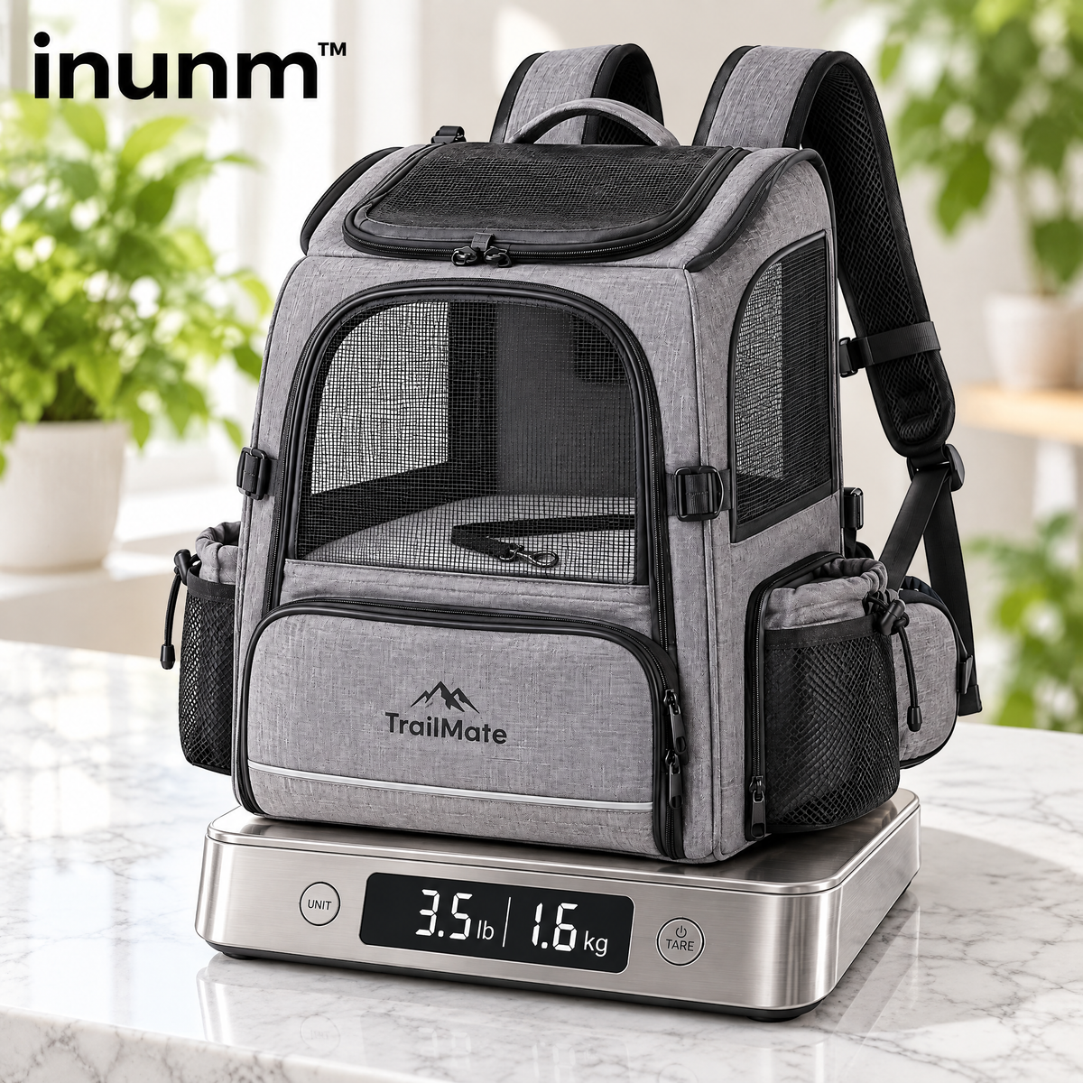 inunm™ TrailMate Foldable Pet Backpack