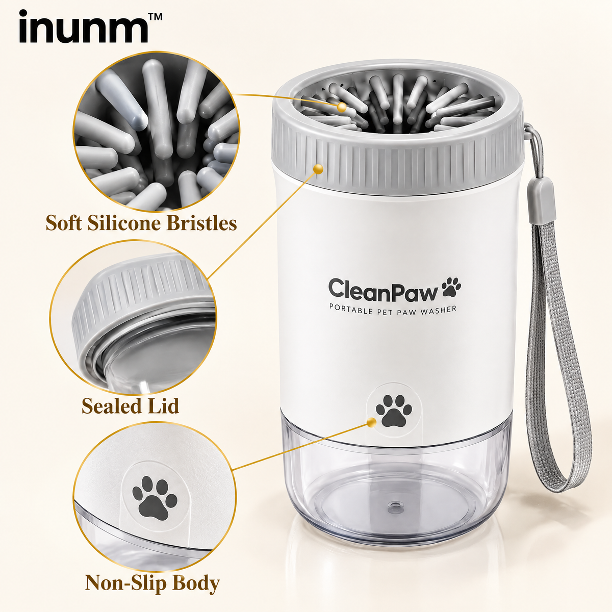 inunm™ CleanPaw Portable Paw Washer
